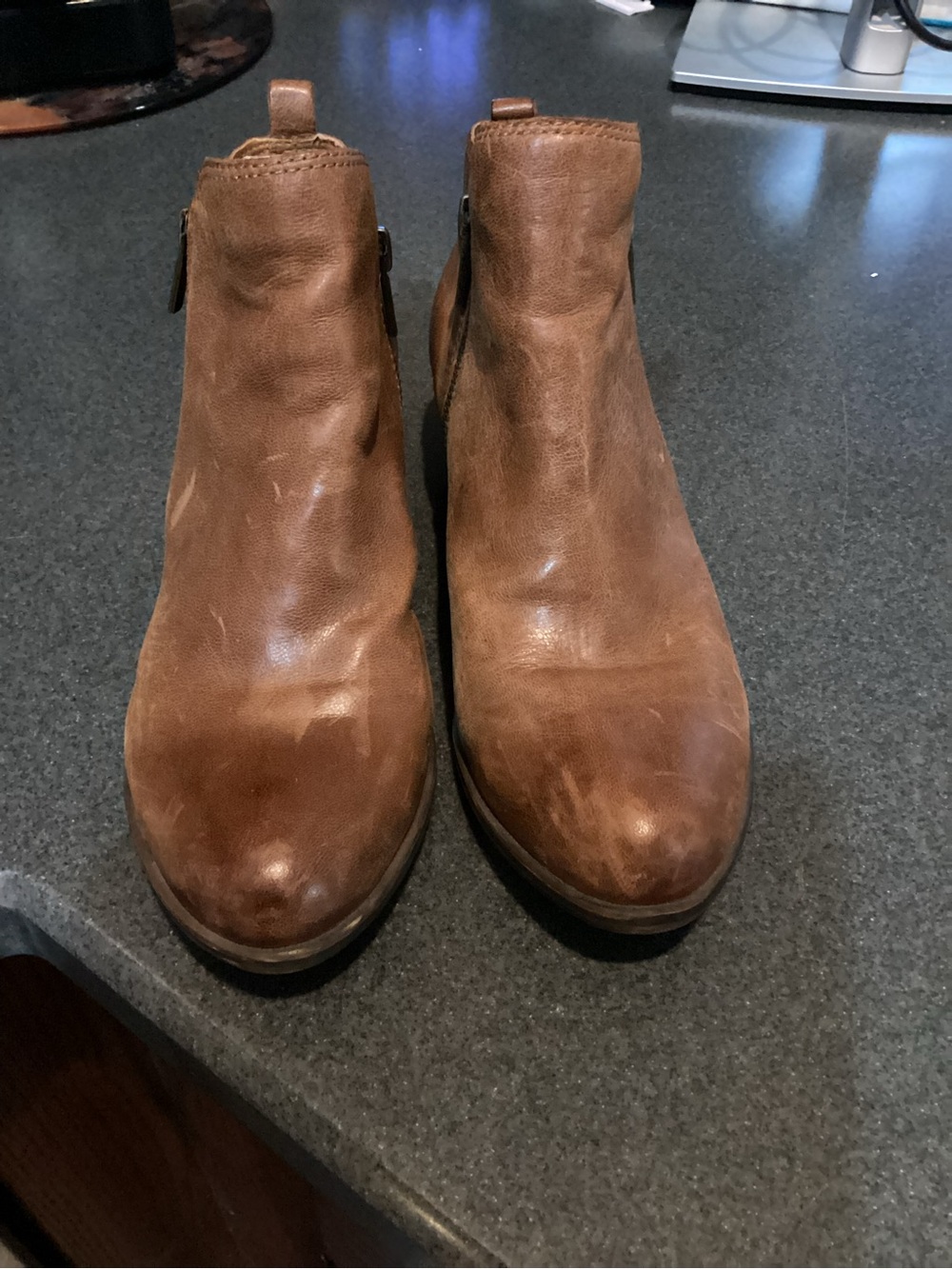 Lucky Brand Men's Tan/Brown Leather Chukka Boots